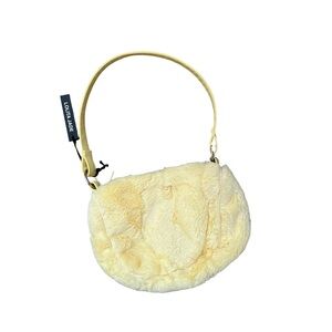 Lolita Jade Fuzzy Yellow Shoulder Bag